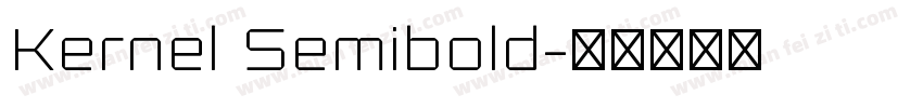 Kernel Semibold字体转换